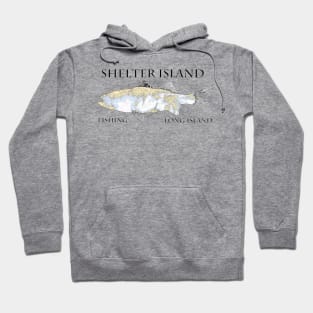 Shelter Island Fishing out on long island Hoodie